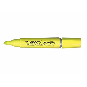 Destacador bic manaos marking amarillo unid