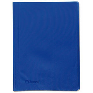Forro cuaderno college azul torre