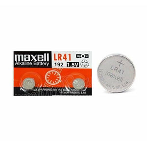 Pila alcalina maxell lr41 tipo boton pack 2unid