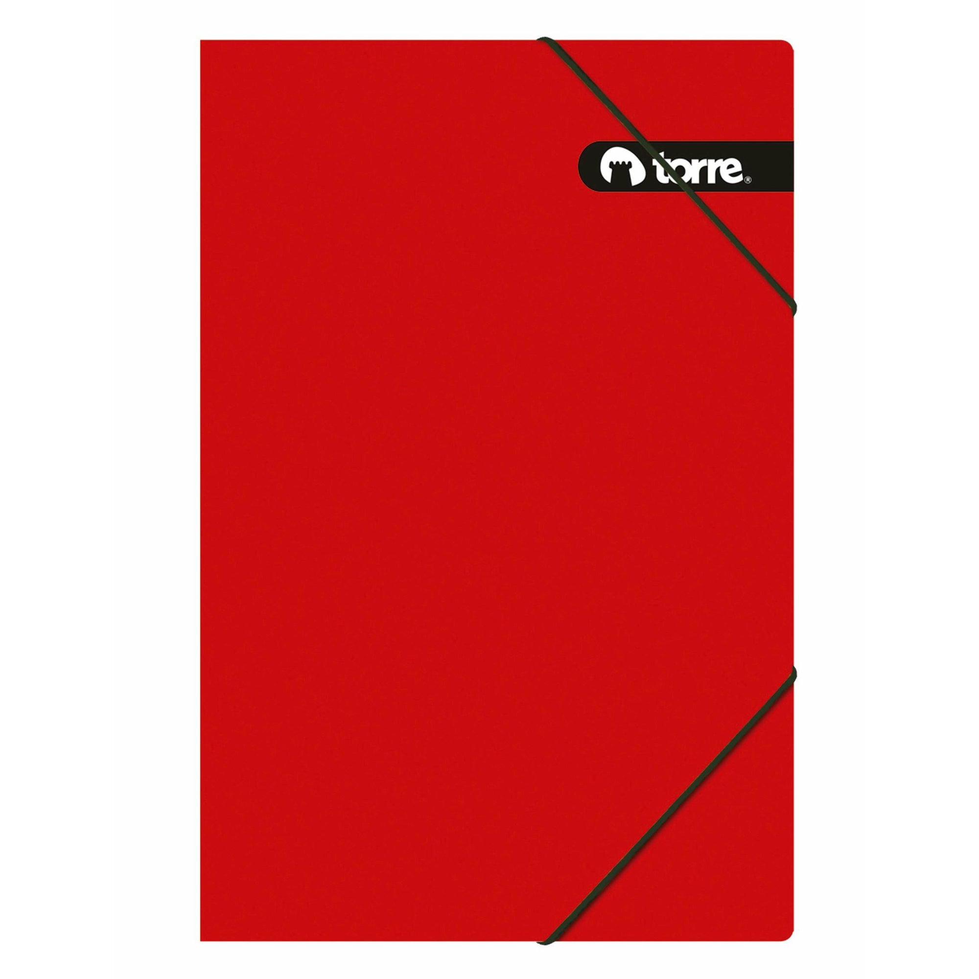 Carpeta oficio cartera c/elastico roja